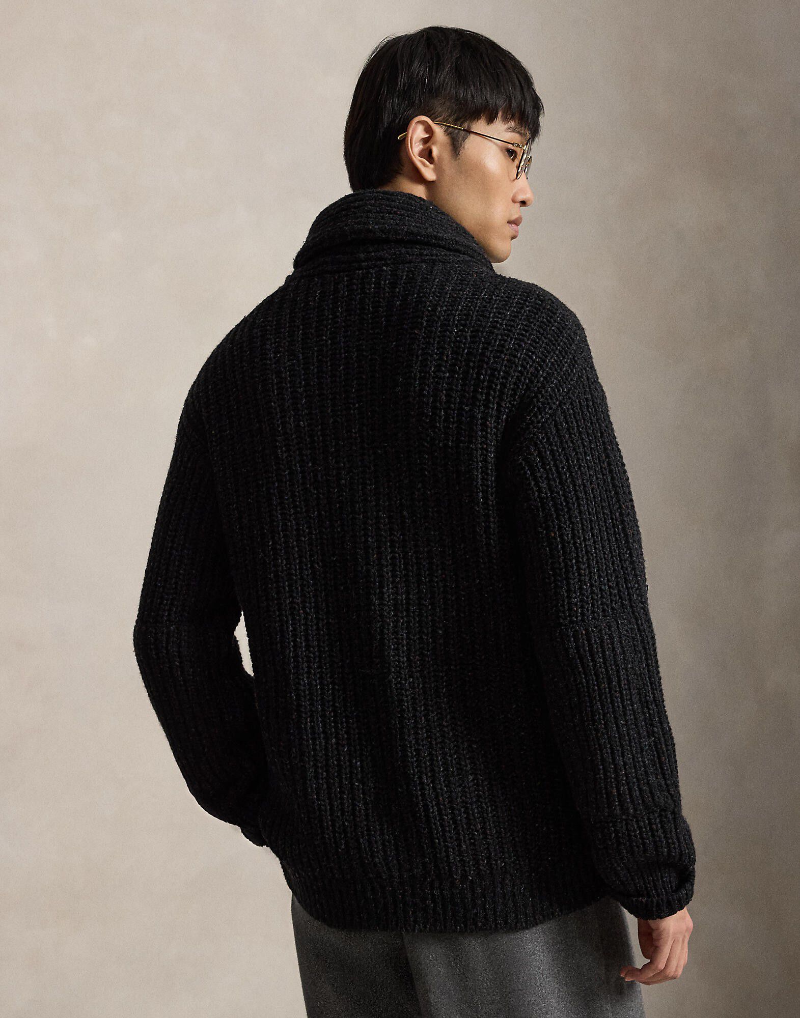 WOOL BLEND-SWEATER-CARDIGAN