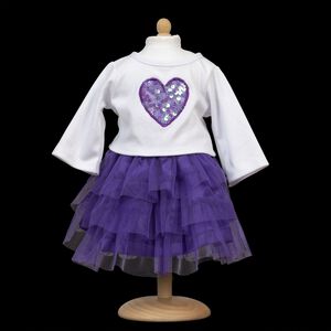 TYLSKØRT M/BLUSE 45 cm