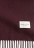 Scarf, woven wool, skinny extra-lon