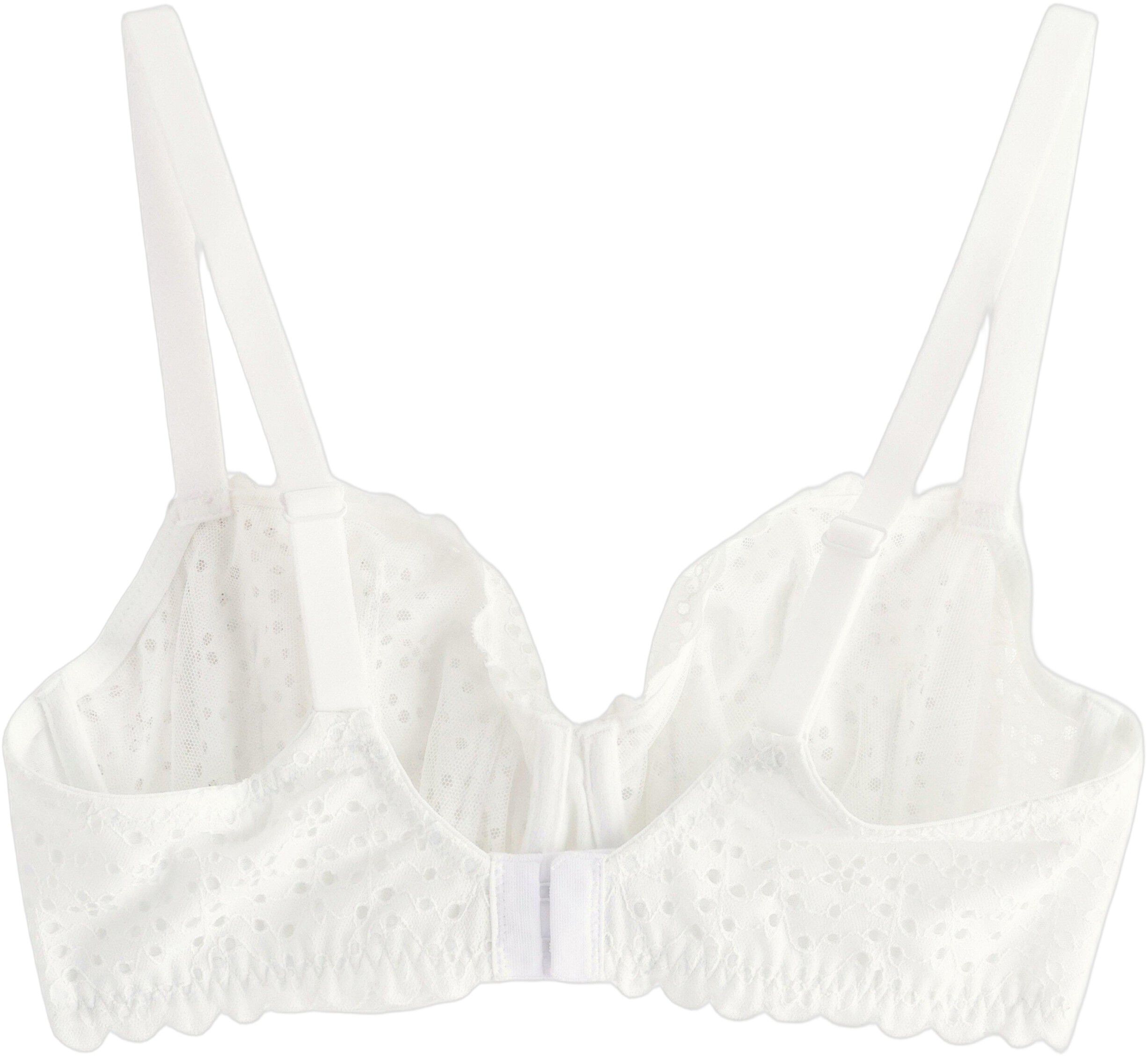 Skilla ovadderat bh med broderi