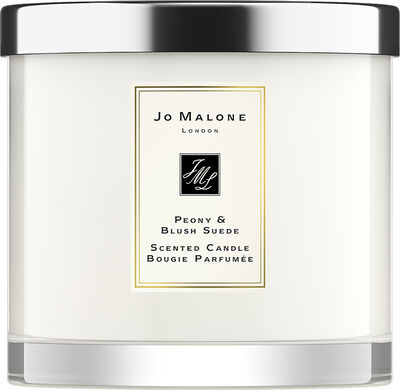 Peony & Blush Suede Home Candle