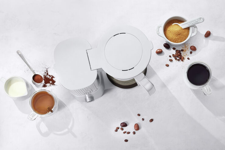 Enfinigy Kaffemaskin 1. 5 Silver-Vit EU