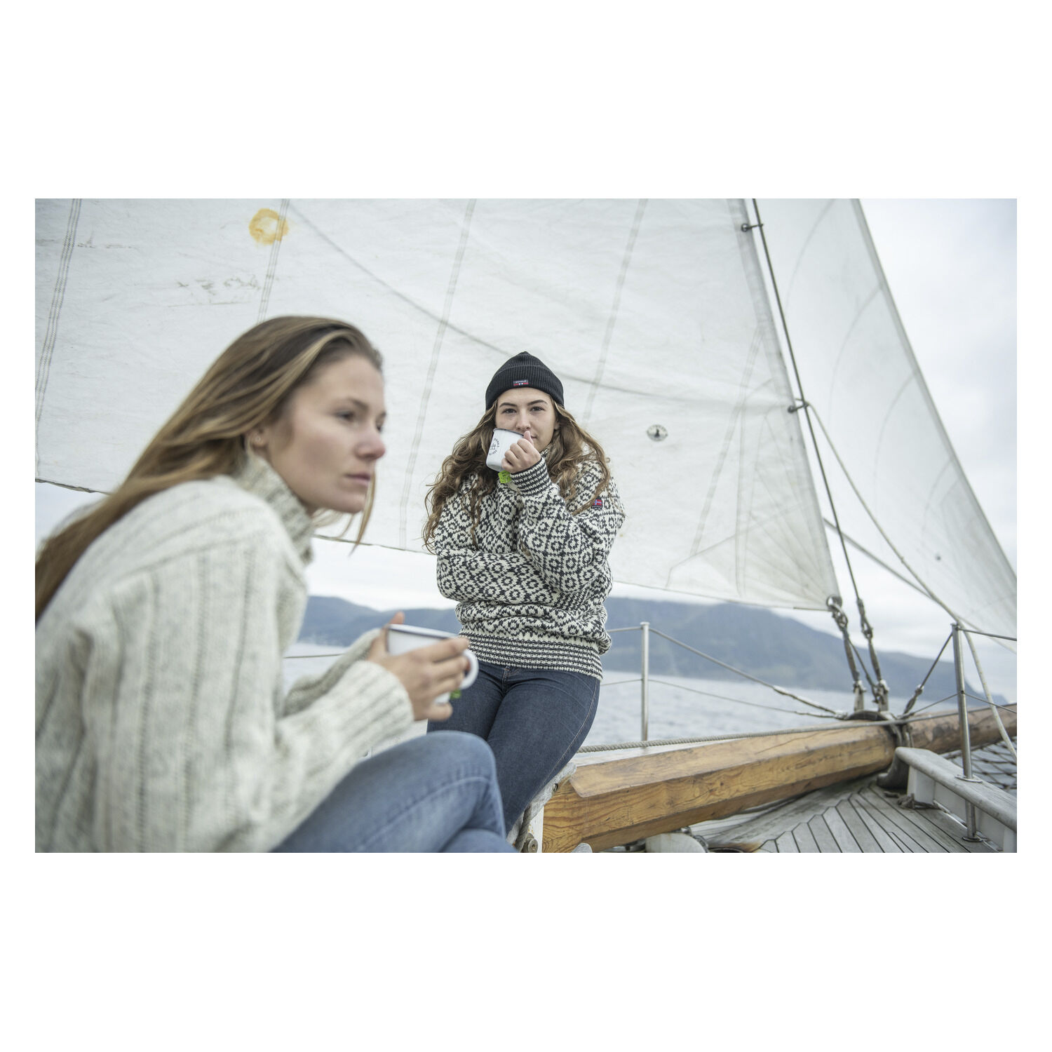 Devold Svalbard uldsweater, Offwhite