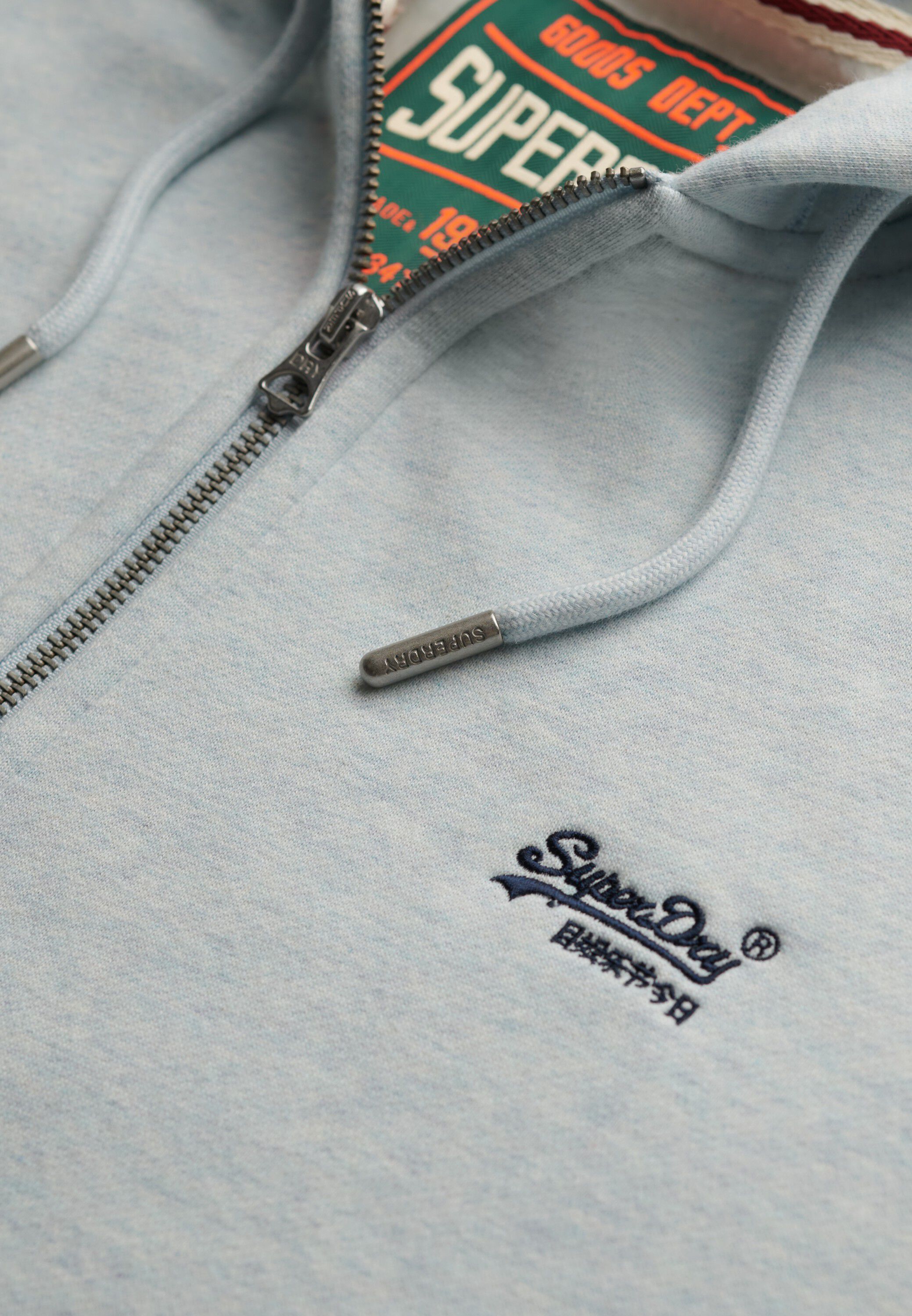 ESSENTIAL LOGO ZIP HOODIE HB