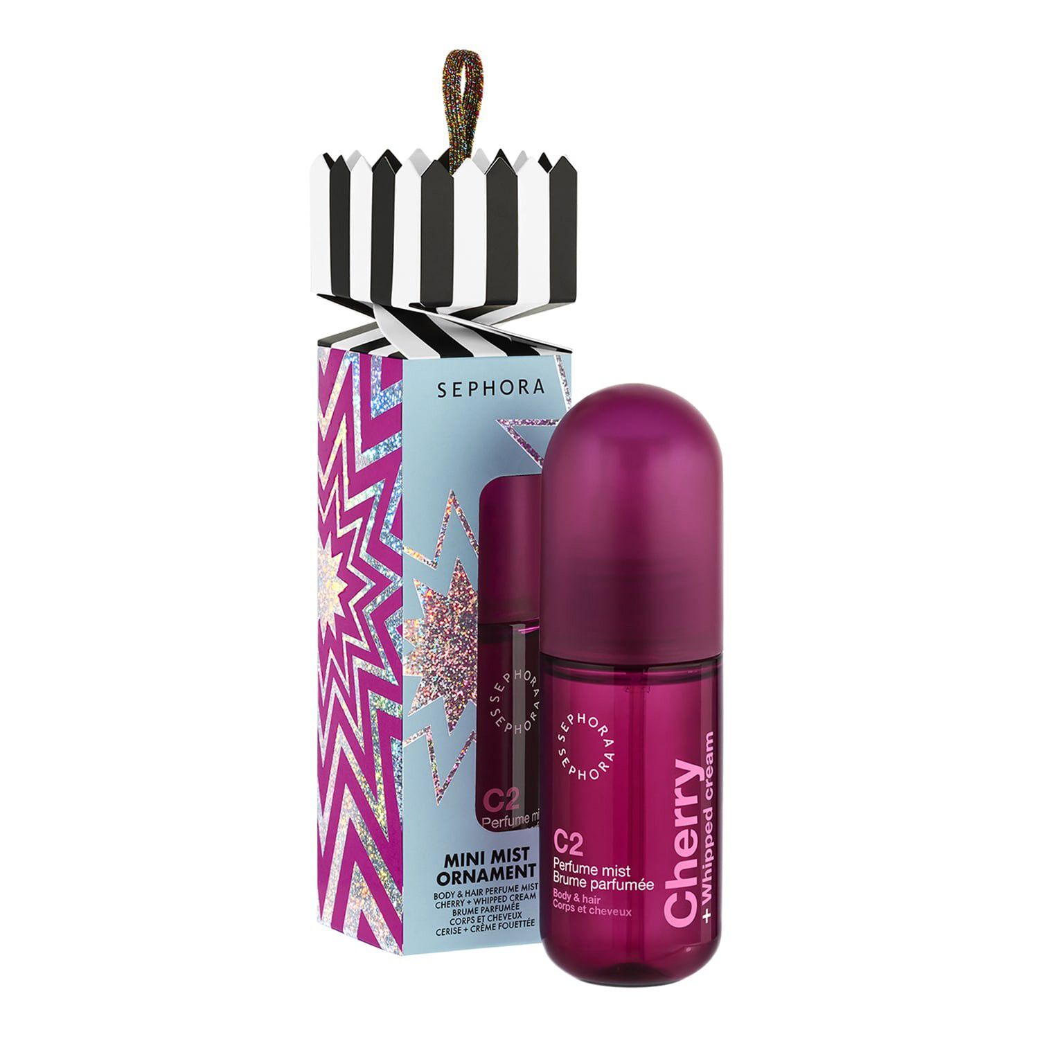 MINI MIST ORNAMENT - Set med kr&auml;m och parfymerad kropps- och h&aring;rmist m
