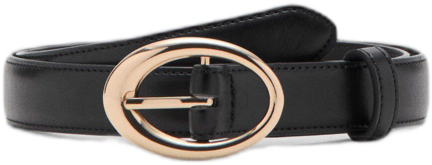 Oval buckle belt