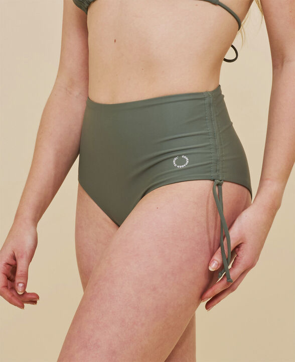 Wanita högmidjade justerbar bikinitrosa