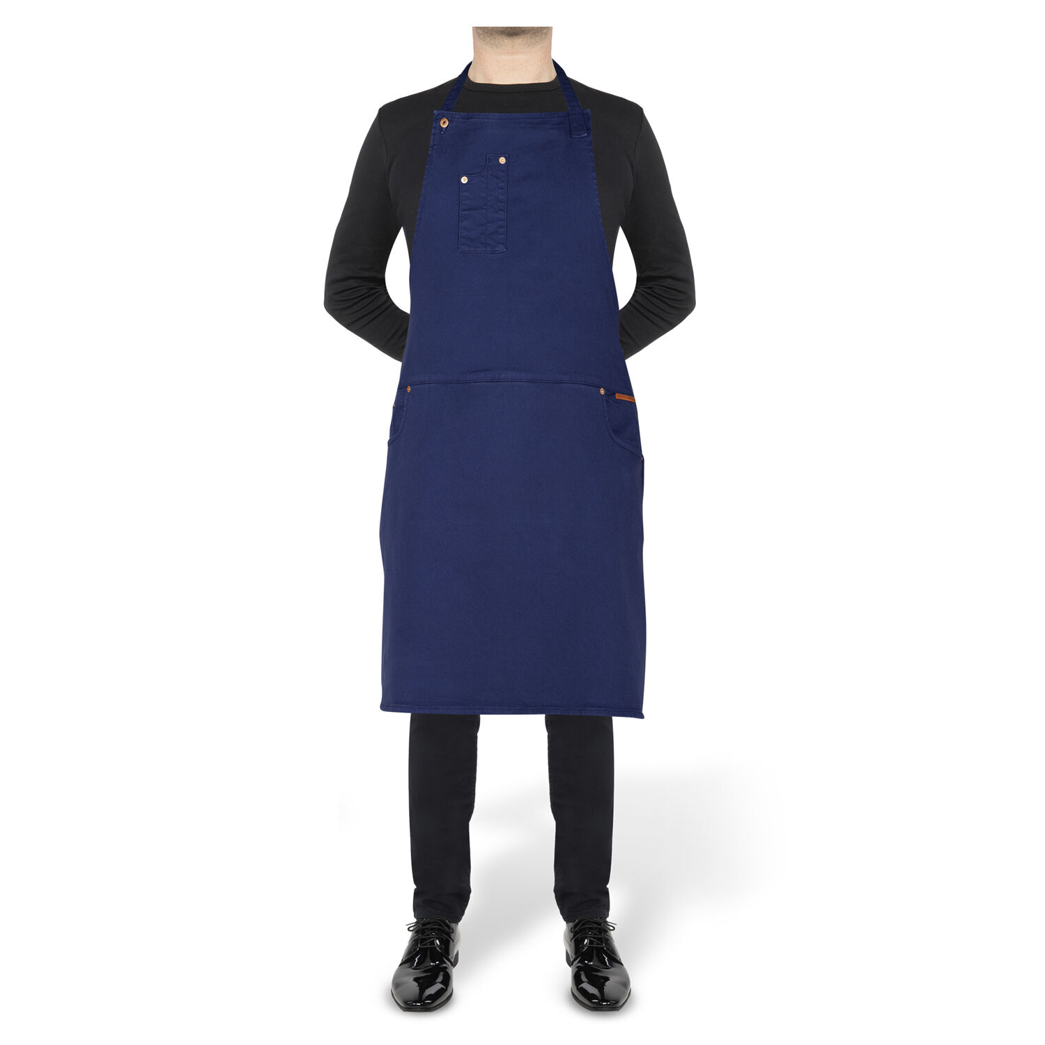 5 Pocket Comfort Fit Apron Dark Blue