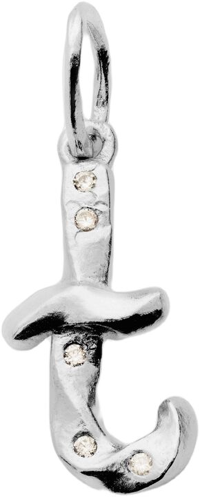 Alphabet Pendant Silver