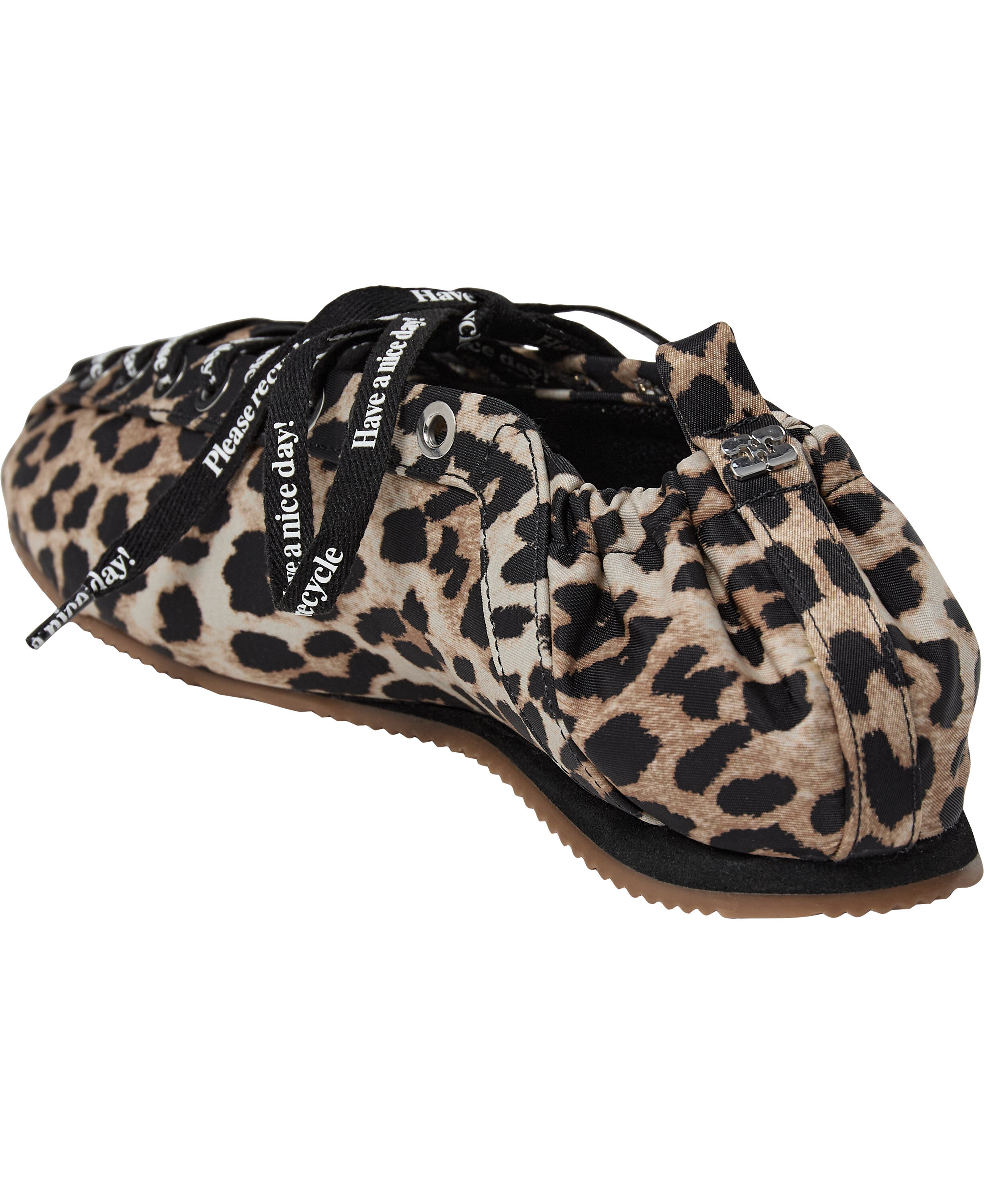 Lace Up Sporty Ballerina Nylon