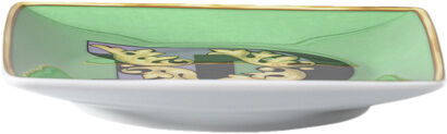 Bowl 12cm sq. flat, Holiday Alphabet D, Versace