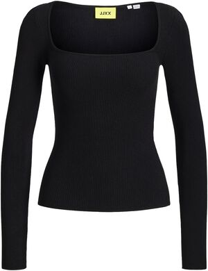 JXPOSIE SQUARE NECK LS KNIT