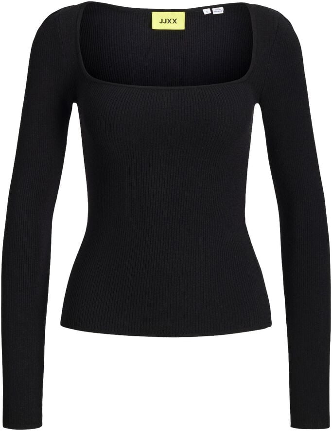 JXPOSIE SQUARE NECK LS KNIT