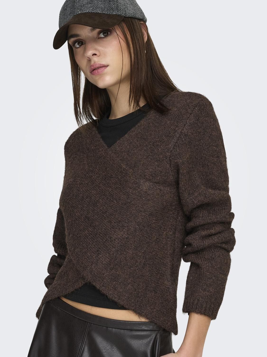 ONLZAGGIE LIFE LS V-NECK REVERSIB E