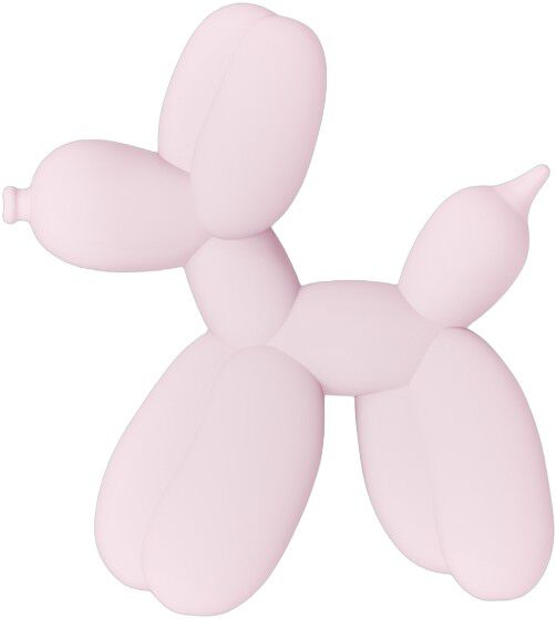 Silicone Sticker Pale Pink Balloon Dog