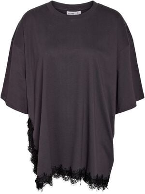 NMEASY 2/4 SLIT LACE T-SHIRT JRS