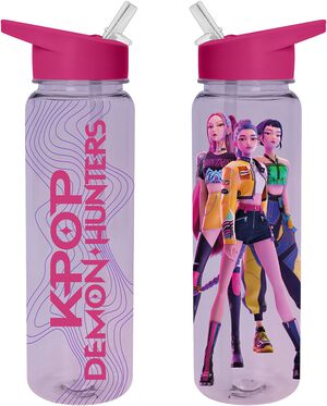 K-POP DEMON HUNTERS PLASTIC DRINKS BOTTL