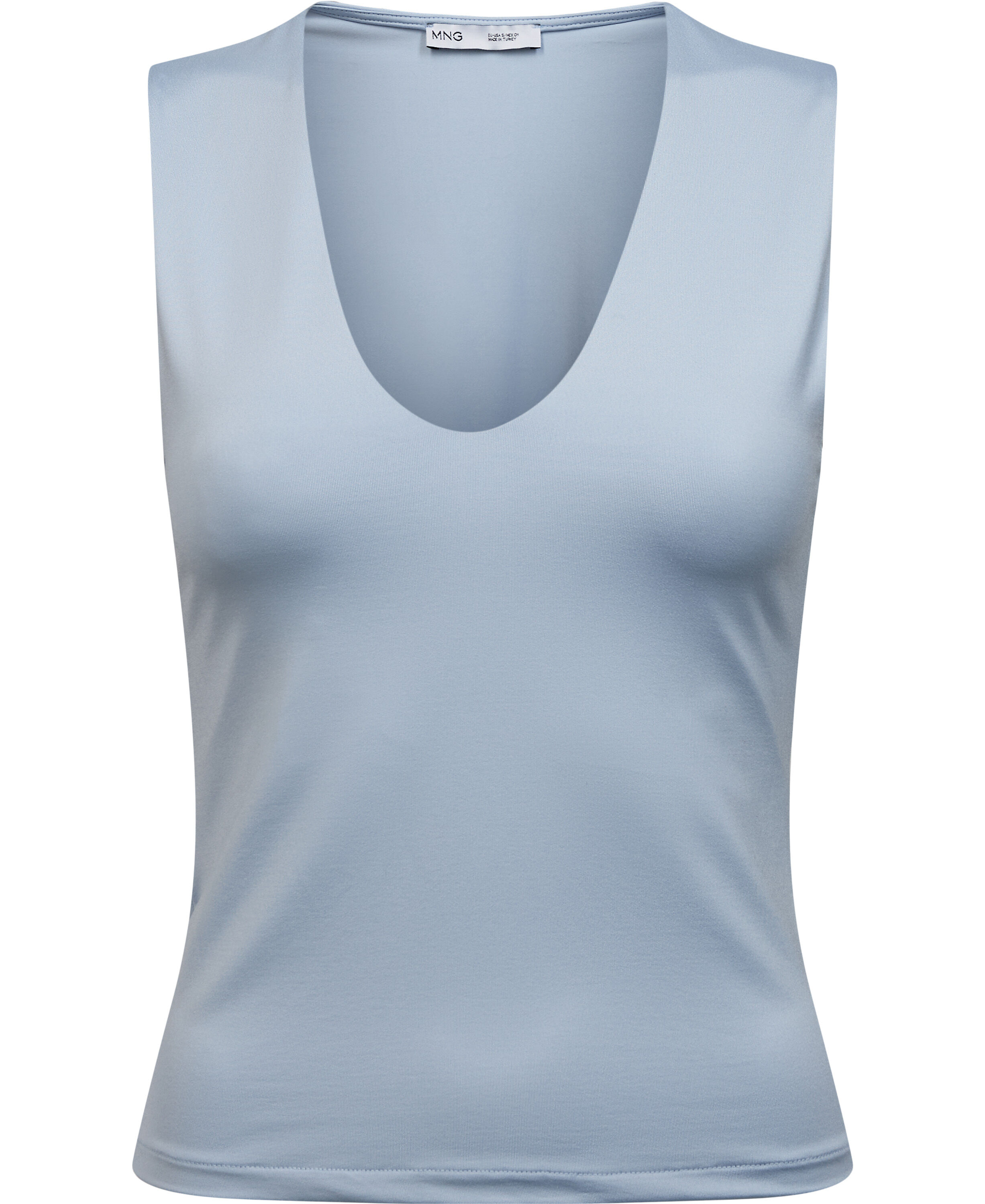 Fitted V-neck top