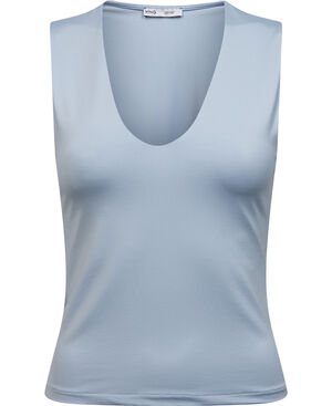 Fitted V-neck top