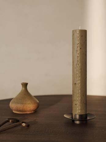 Mura Advent Candle - Ash Brown