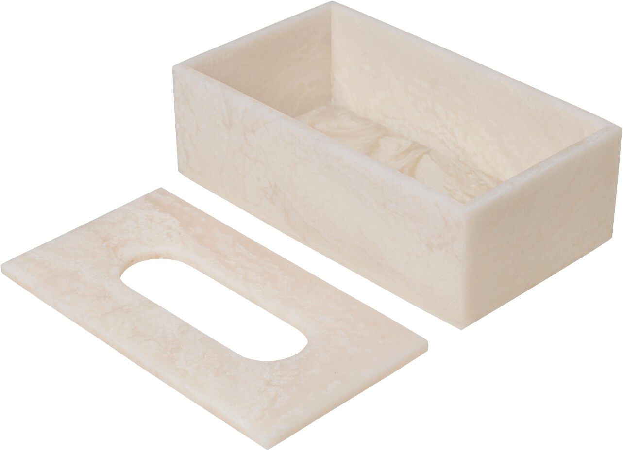 Mist Tissue Box - Pearl