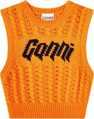 Viscose Rope Cropped Vest