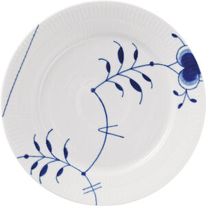 Blå Mega Riflet tallerken Limited Edition, 22 cm. , Dekoration 9