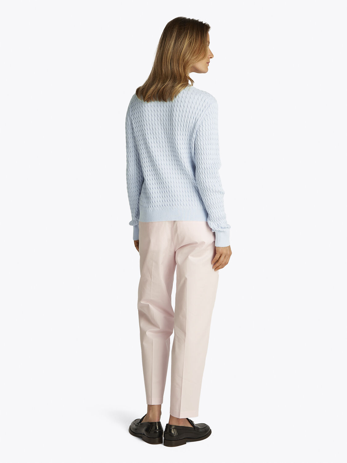 Cable Knit Crew Neck Jumper