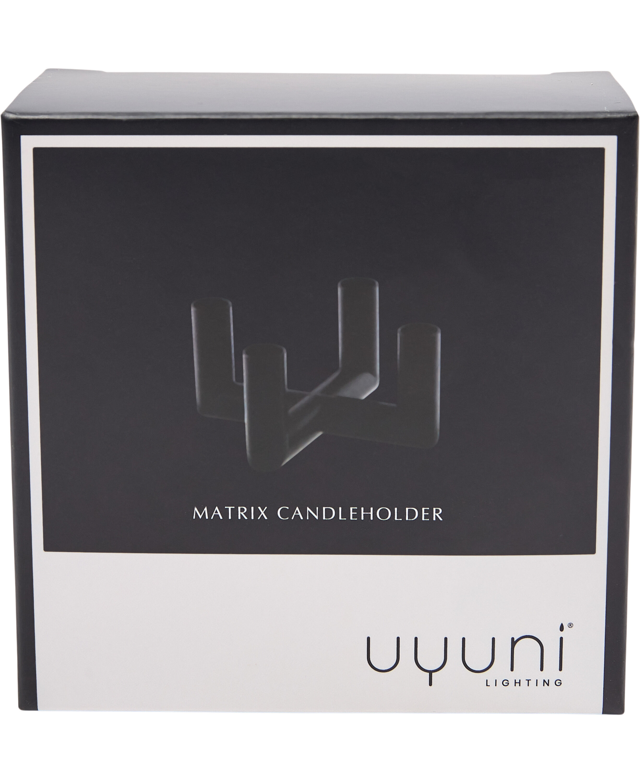 MATRIX Candle Holder - 4'arm Mini Taper - Matte Black - 7,5 x 4,5 CM