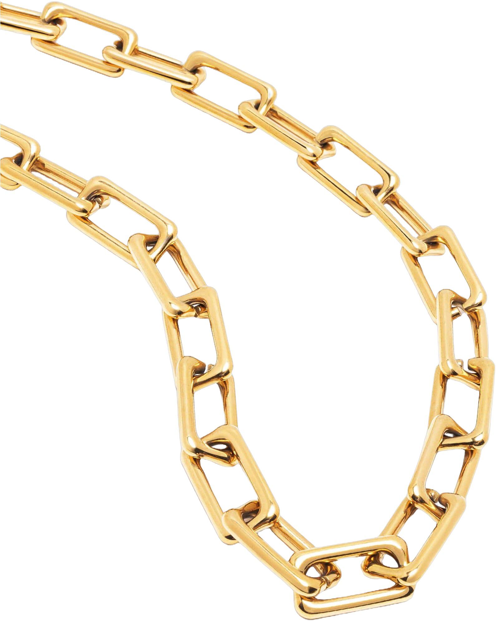 Women's Gold Paperclip Chain