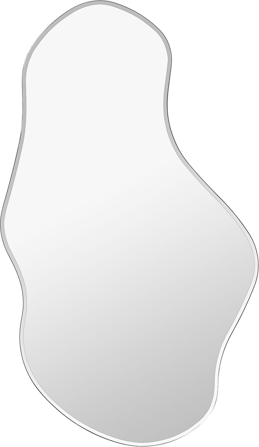Pond Mirror - XL - Dark Chrome