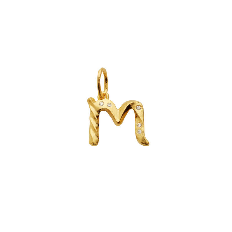 Alphabet Pendant Gold