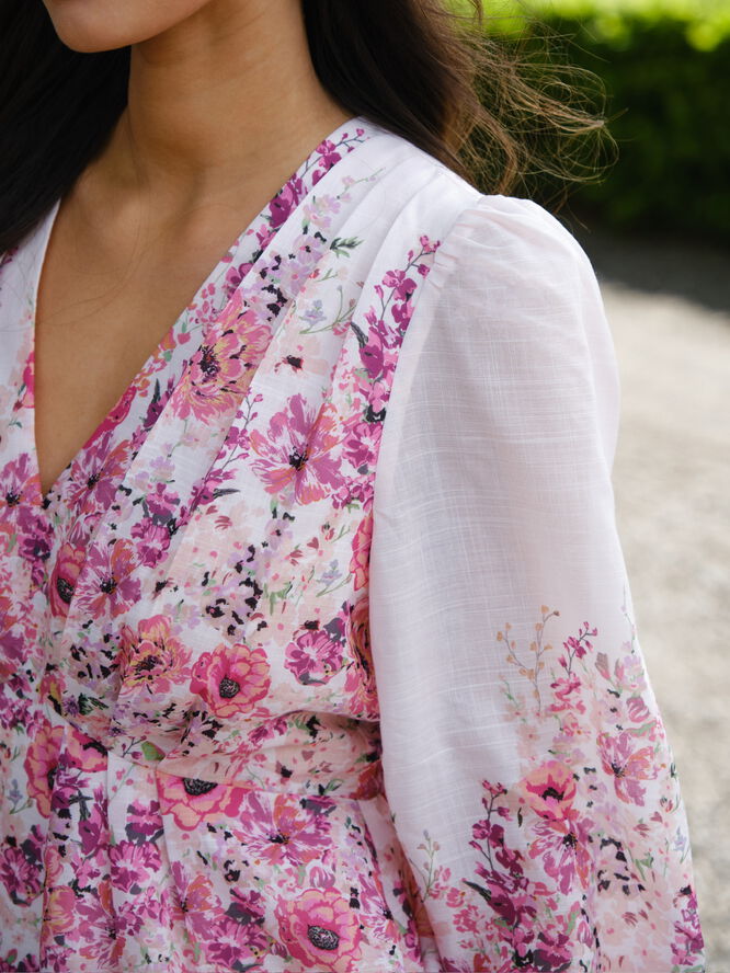 Fie Flower Print Blouse