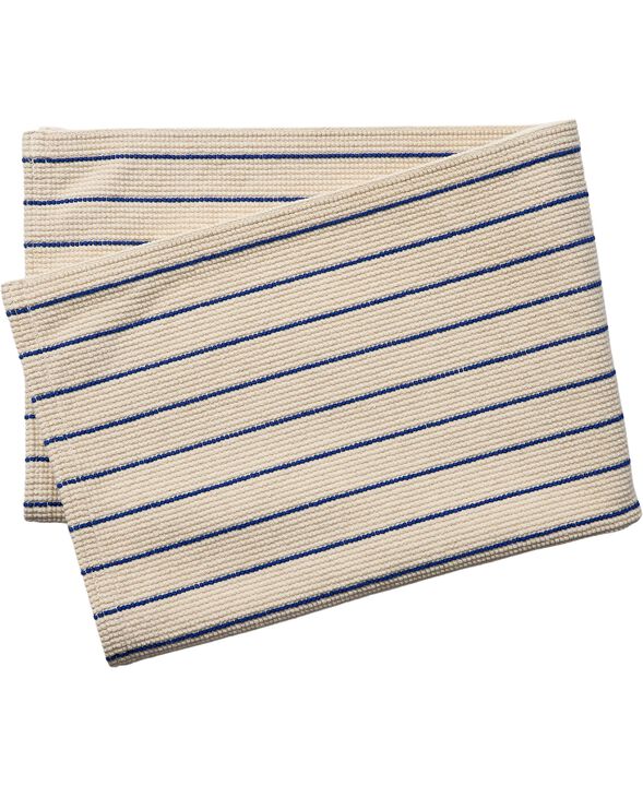 Stripe bathmat 60x80cm surf the web/ecru