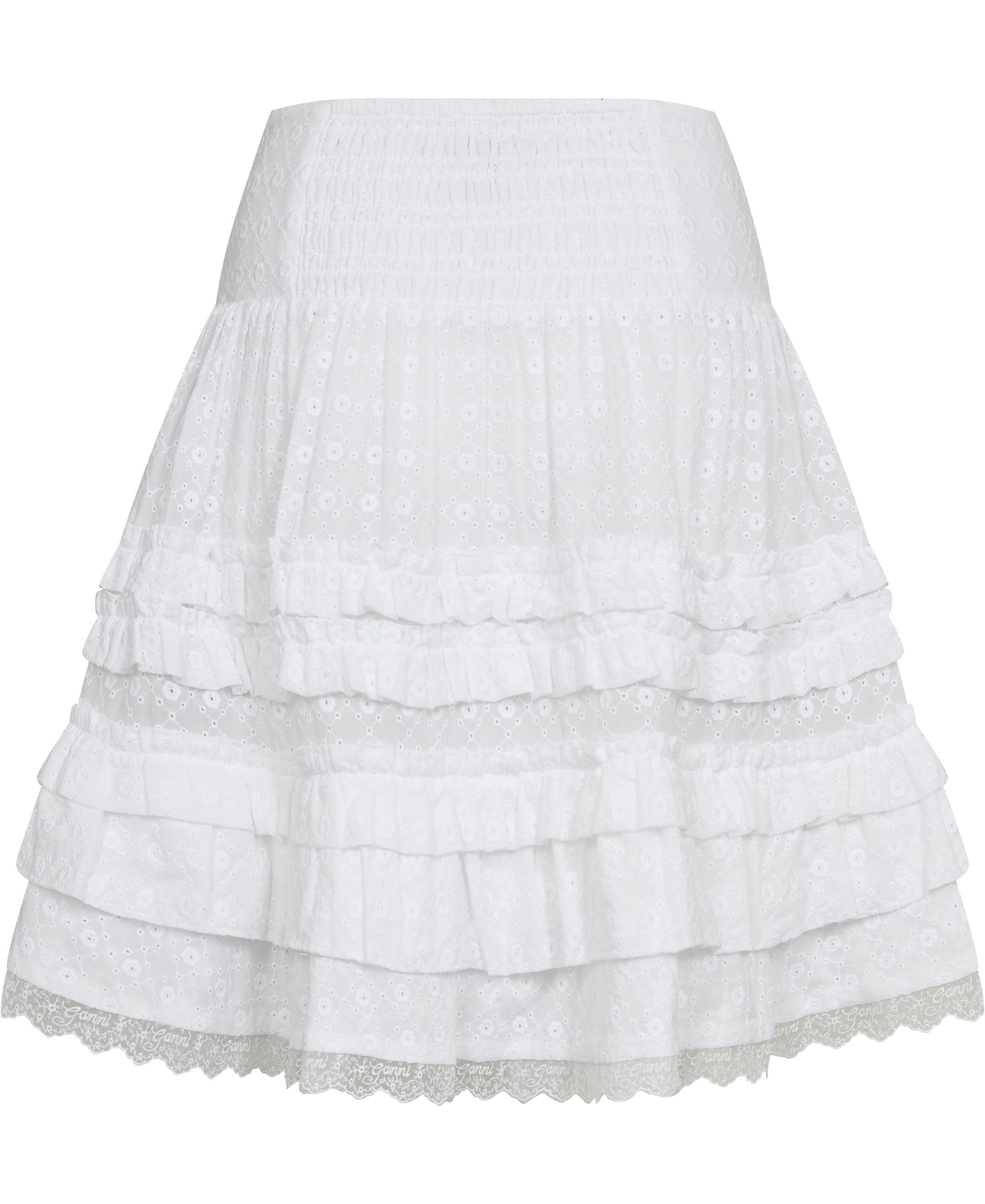 Broderie Anglaise Mini Tiered Frill