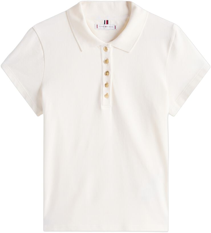 GOLD BUTTON SLIM SS POLO
