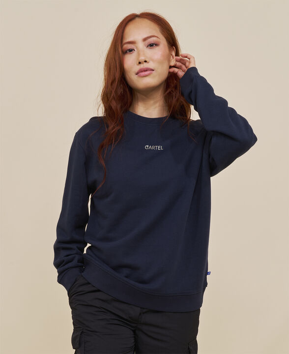 Aprés Anything Statement Crewneck - Ocean