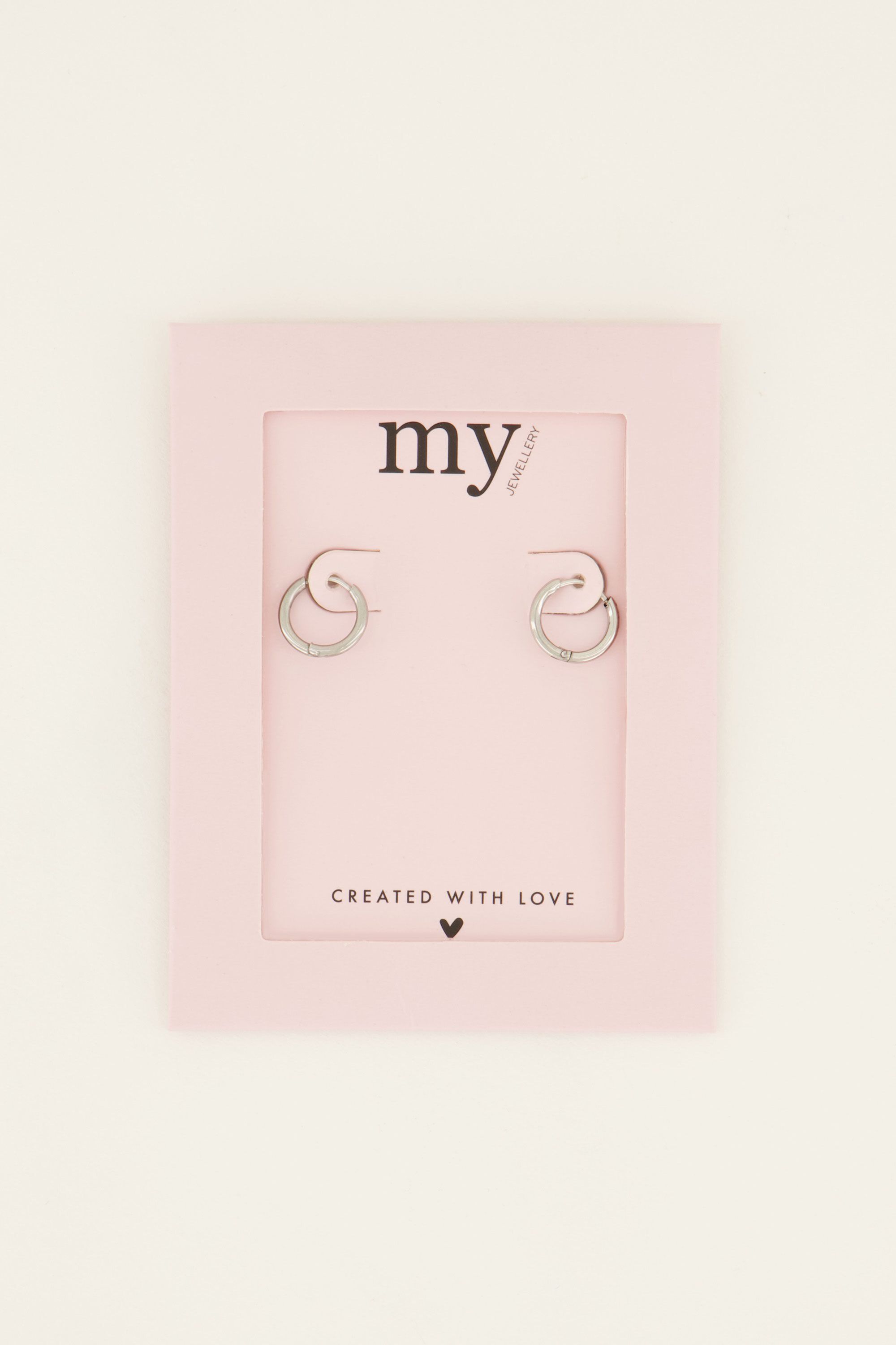 Basic earrings - 0. 9 cm