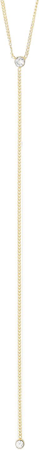 LUMI Y-necklace gold-plated