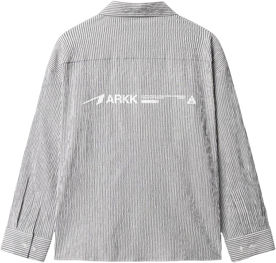 ARKK Logo Seersucker Shirt Vintage Green
