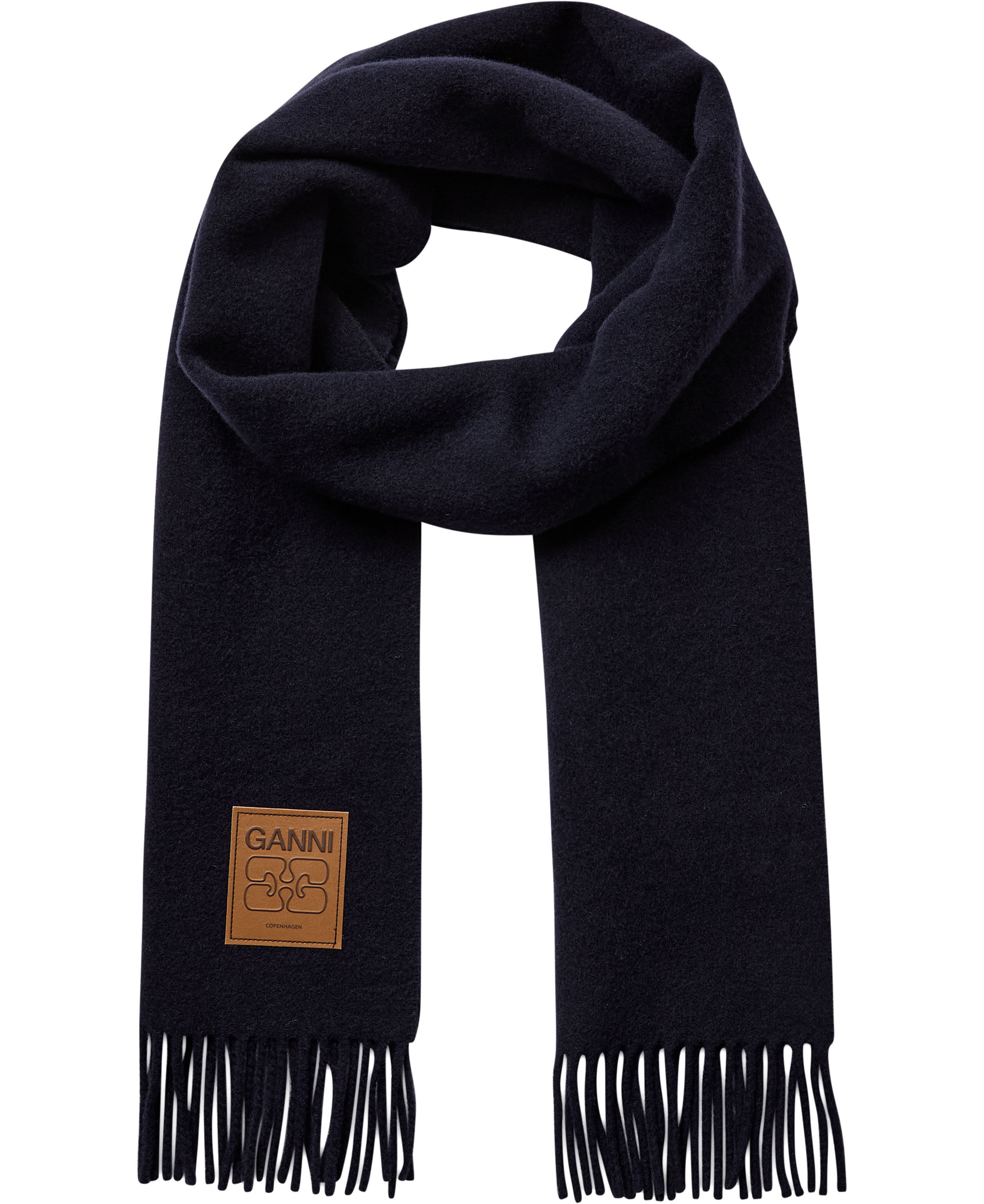 Double Face Wool Solid Scarf