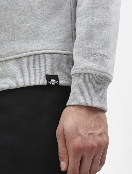 ICON LOGO SWEATSHIRT GREY MELANGE