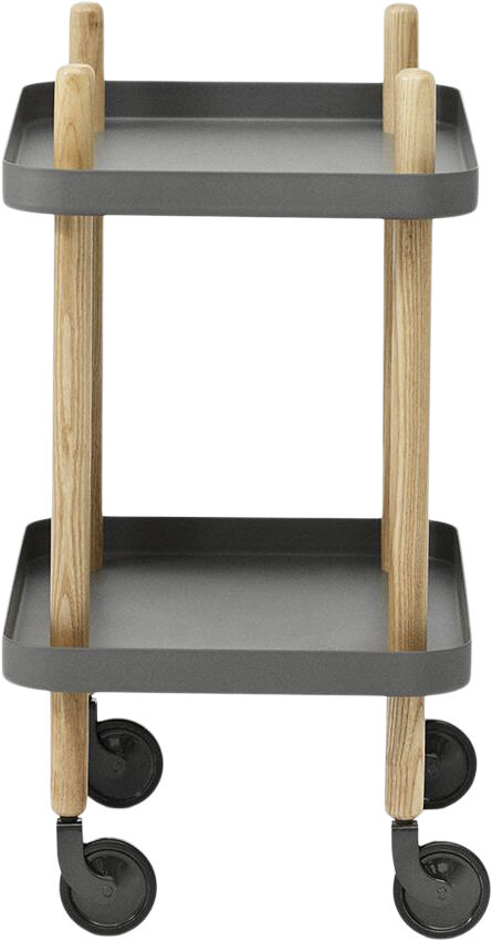 Block bord m?rkgr&aring;