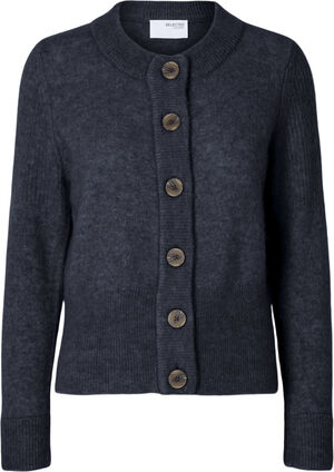 SLFSIA RAS LS WOOL KNIT CARDIGAN NOOS