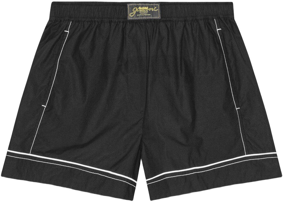 Cotton Poplin Elasticated Shorts