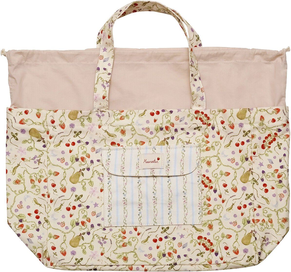 Big Canvas Totebag Garden Magic Ivory
