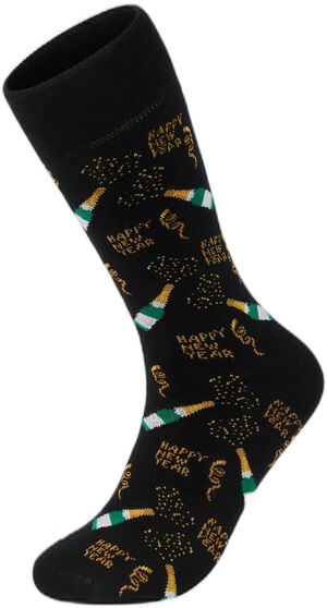 New year bamboo sock
