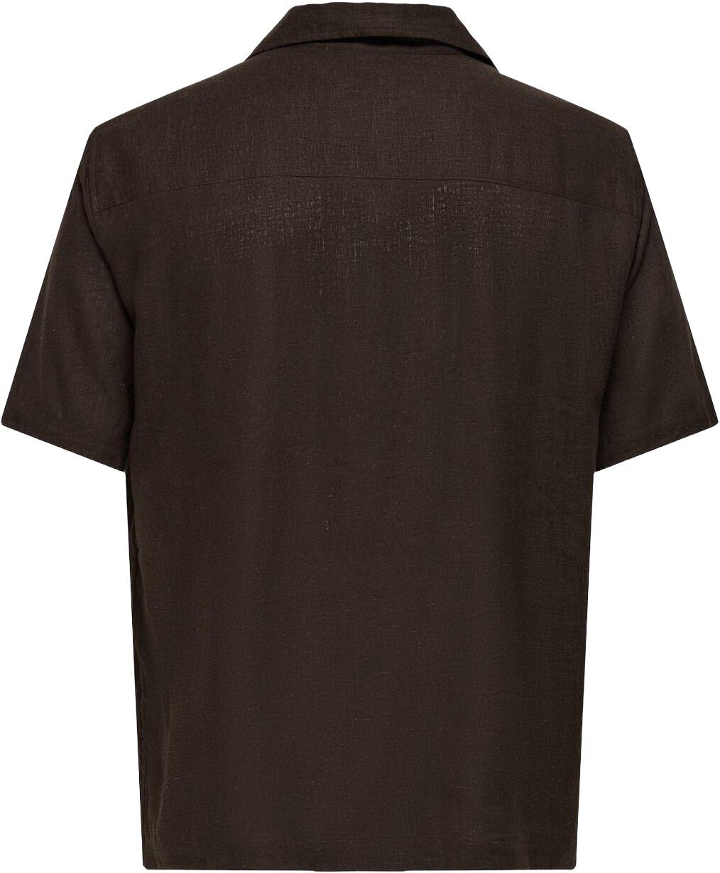 Onslaurence Linen Resort Collar Ss Noos