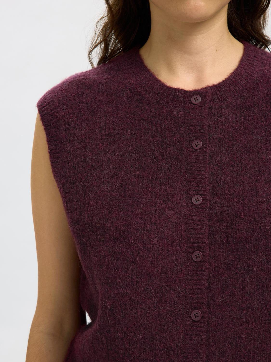 SLFLULU SL BUTTON O-NECK VEST EX