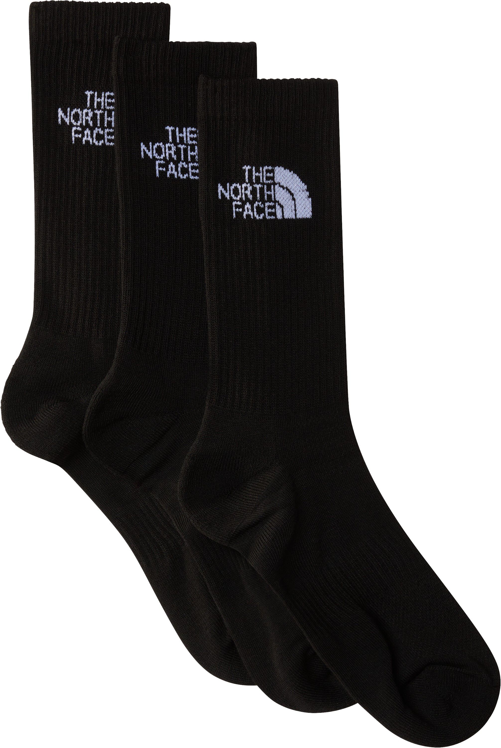 MULTI SPORT CUSH CREW SOCK 3P TNF B